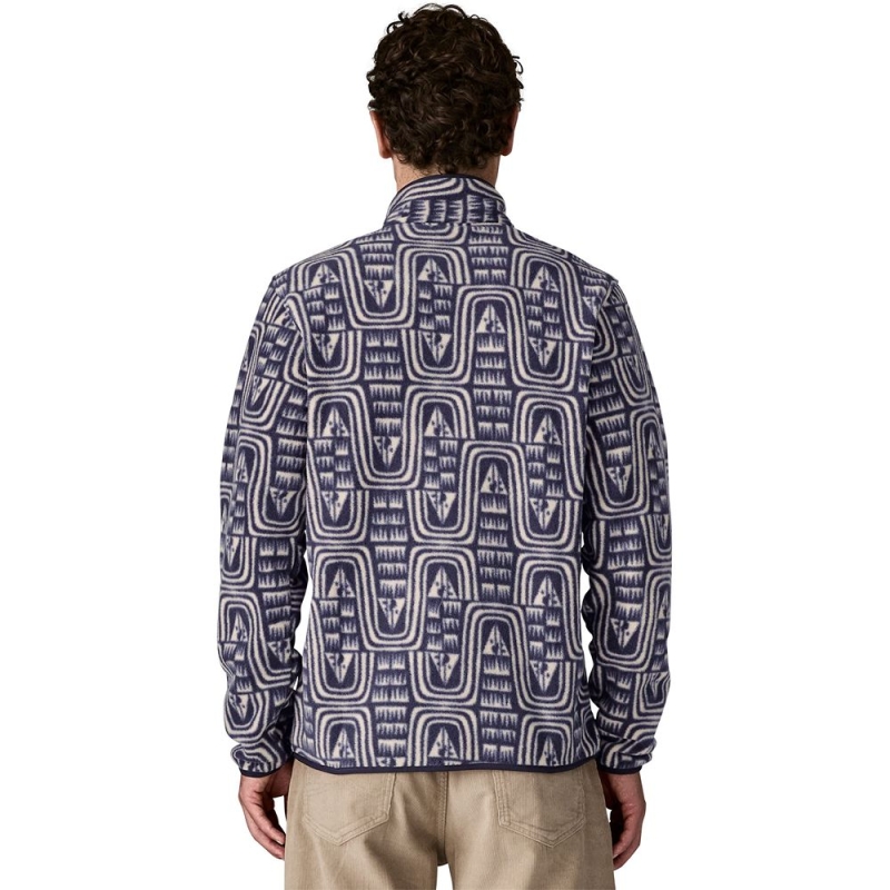 Patagonia LW Synch Snap-T P/O Flow: Sunken Blue