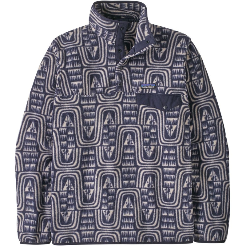 Patagonia LW Synch Snap-T P/O Flow: Sunken Blue