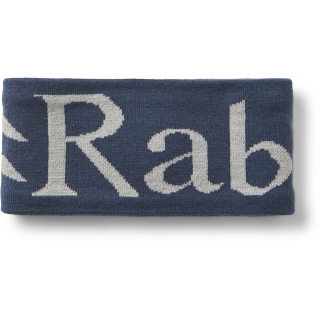 RAB Rab Knitted Logo Headband Tempest Blue/Light Zinc