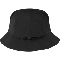 Buff Rain Bucket Hat Solid Black
