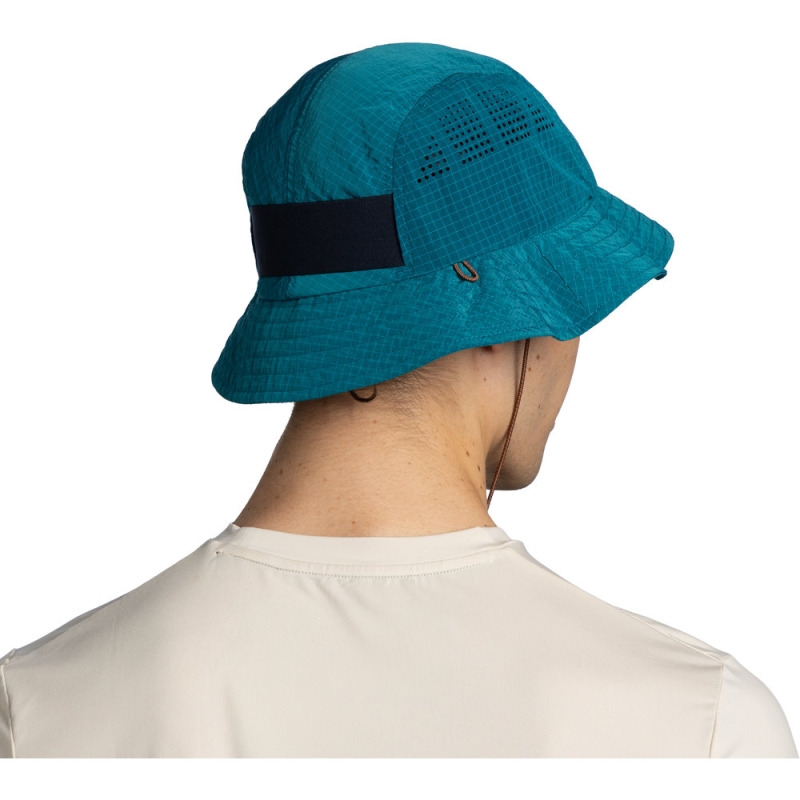 Buff Go Bucket Hat Solid Teal