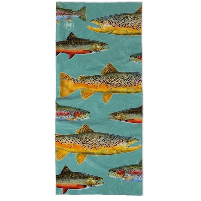 Buff Angler Coolnet UV® Abacher Trout Multi sjaal en col