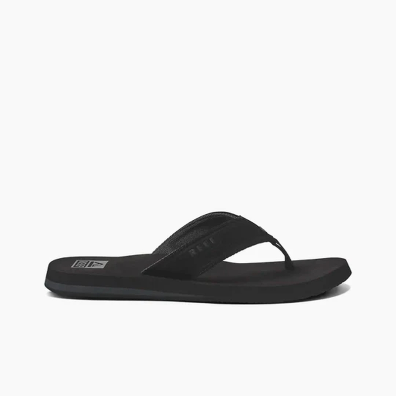 Reef The Layback  Black heren slipper