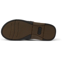 Reef Leather Offshore Dark Brown heren slipper