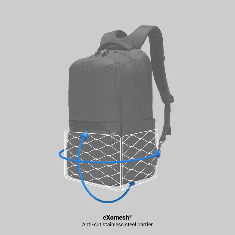 Pacsafe Pacsafe X 25L Backpack Slate middelgrote wandelrugzak (20 t/m 29 liter)