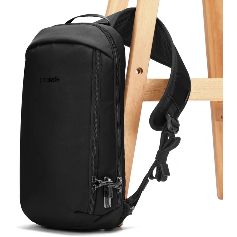 Pacsafe Pacsafe V Tech Sling Jet Black schoudertas