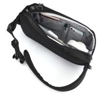 Pacsafe Pacsafe V Tech Sling Jet Black schoudertas