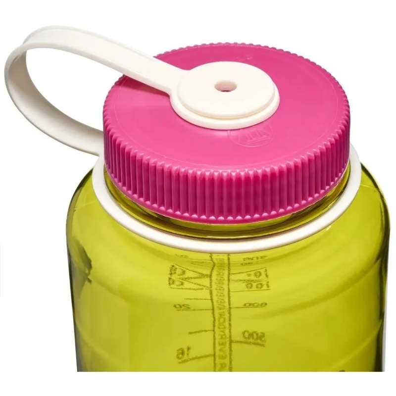 Nalgene Wide Mouth 1L Endive w/Fuchsia Purple