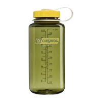 Nalgene Wide Mouth 1L Oil Green w/Freesia