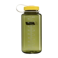 Nalgene Wide Mouth 1L Oil Green w/Freesia