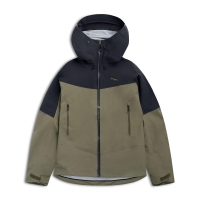 Bergans Rabot Alpine 3L Shell Jacket Men Green Mud/Dark Shadow Grey regenjas
