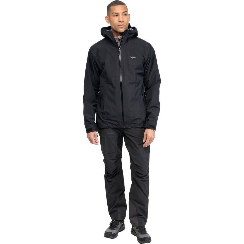 Bergans Essentials 3L Shell Jacket Men Black regenjas