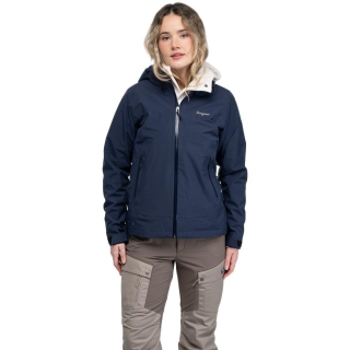 Bergans Essentials 3L Shell Jacket Women Navy Blue