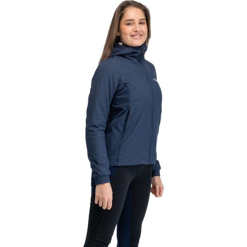 Bergans Holo Insulated Hood Jacket Women Dark Navy winterjas