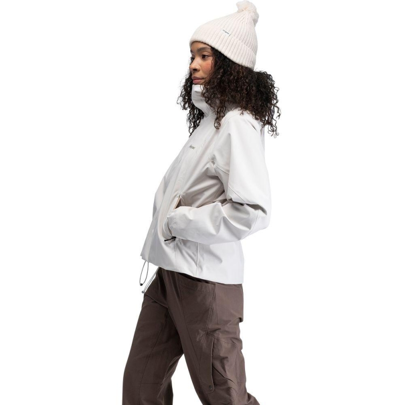 Bergans Vega 2L Shell Jacket Women Bone White regenjas