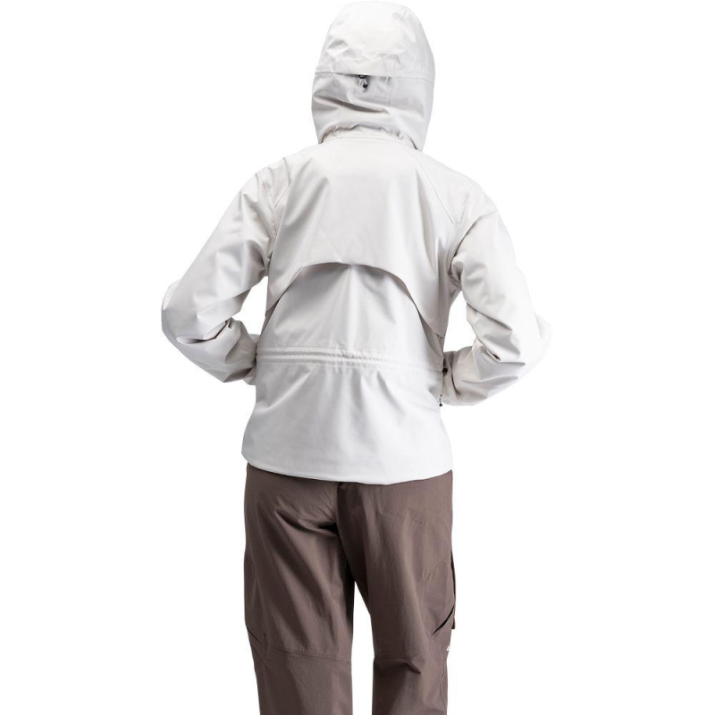 Bergans Vega 2L Shell Jacket Women Bone White regenjas