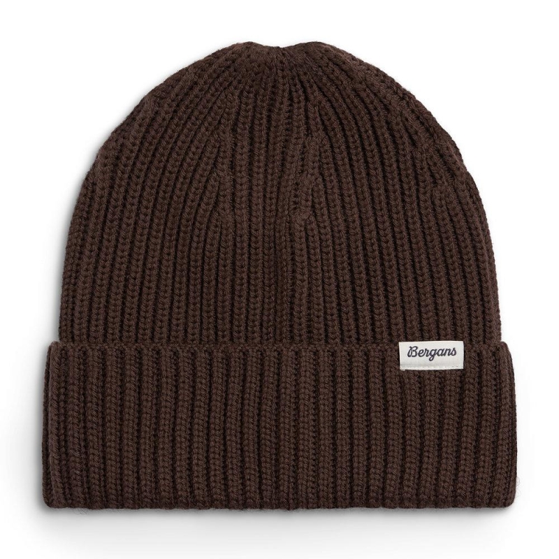 Bergans Nordmarka Merino Beanie Dark Chocolate muts