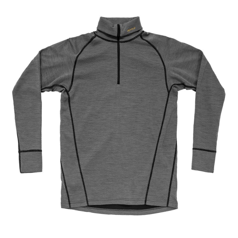 Devold Duo Active Merino 205 Z.Neck Castelrock shirt