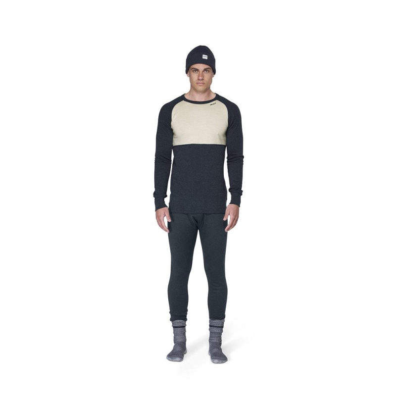 Devold Expedition Merino Silk Shirt Ink/Offwhite shirt