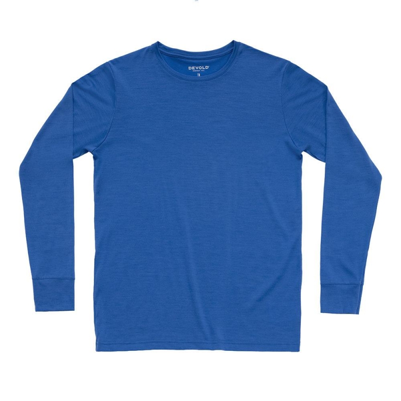 Devold Classic Long Sleeve Royal lange mouw shirt