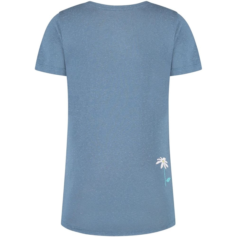 Blue Loop Originals Denimcel Spring Garden Tshirt Women's Indigo