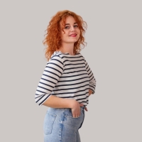Blue Loop Originals SaXcell Stripe Longsleeve Women's White / Navy