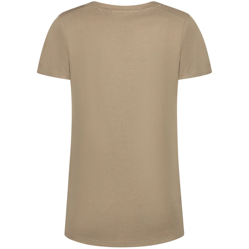 Blue Loop Originals Relinnen Bird Watcher Tshirt Women's Desert Taupe