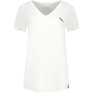 Blue Loop Originals Relinnen Relaxing Seal Tshirt Women's White
