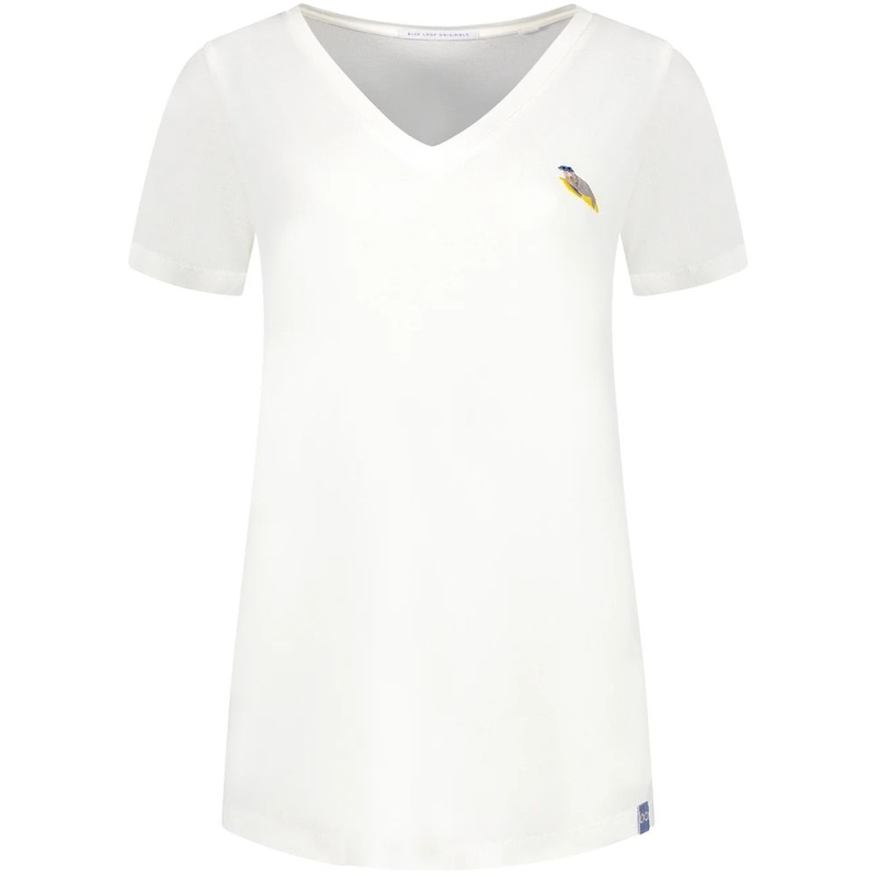 Blue Loop Originals Relinnen Relaxing Seal Tshirt Women's White