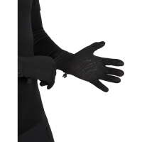 Icebreaker 260 Tech Glove Liners Black handschoen