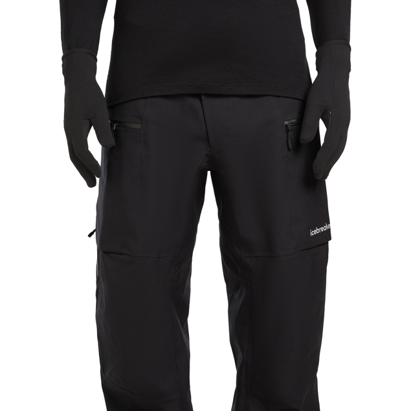 Icebreaker 260 Tech Glove Liners Black handschoen