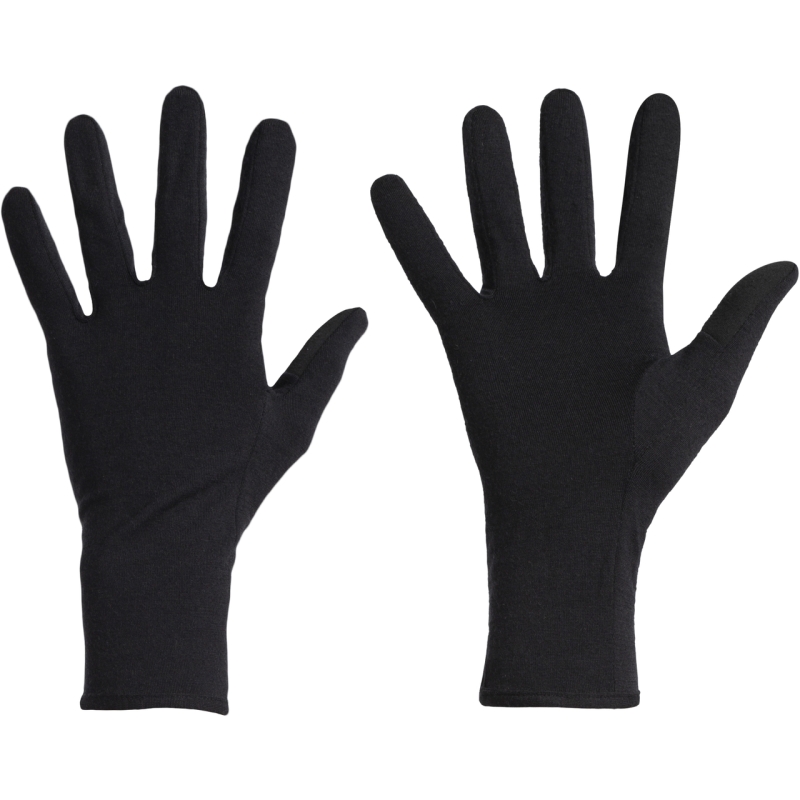 Icebreaker 260 Tech Glove Liners Black handschoen