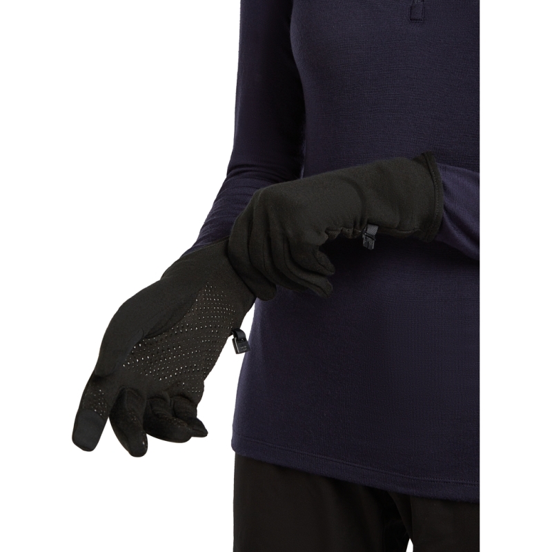 Icebreaker Quantum Gloves Black handschoen