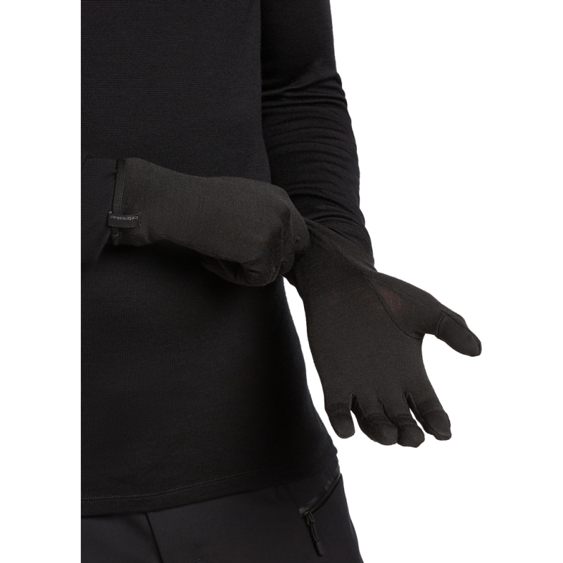 Icebreaker Quantum Gloves Black handschoen