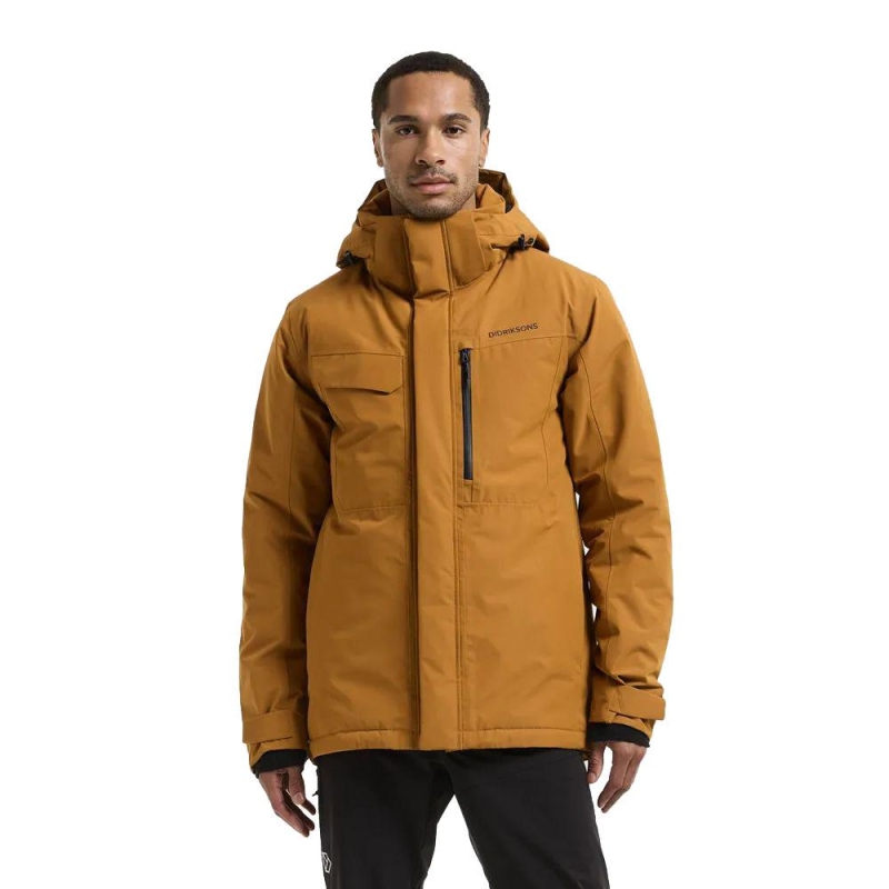 Didriksons Stefan USX Jacket Spice Brown winterjas