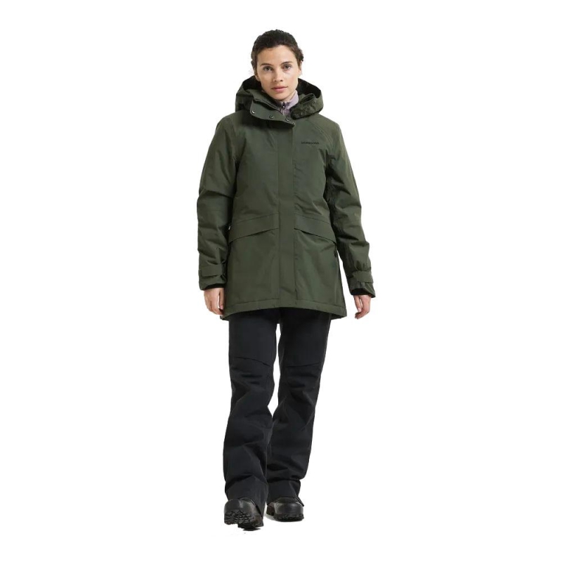 Didriksons Essa Jacket Women's Deep Green winterjas