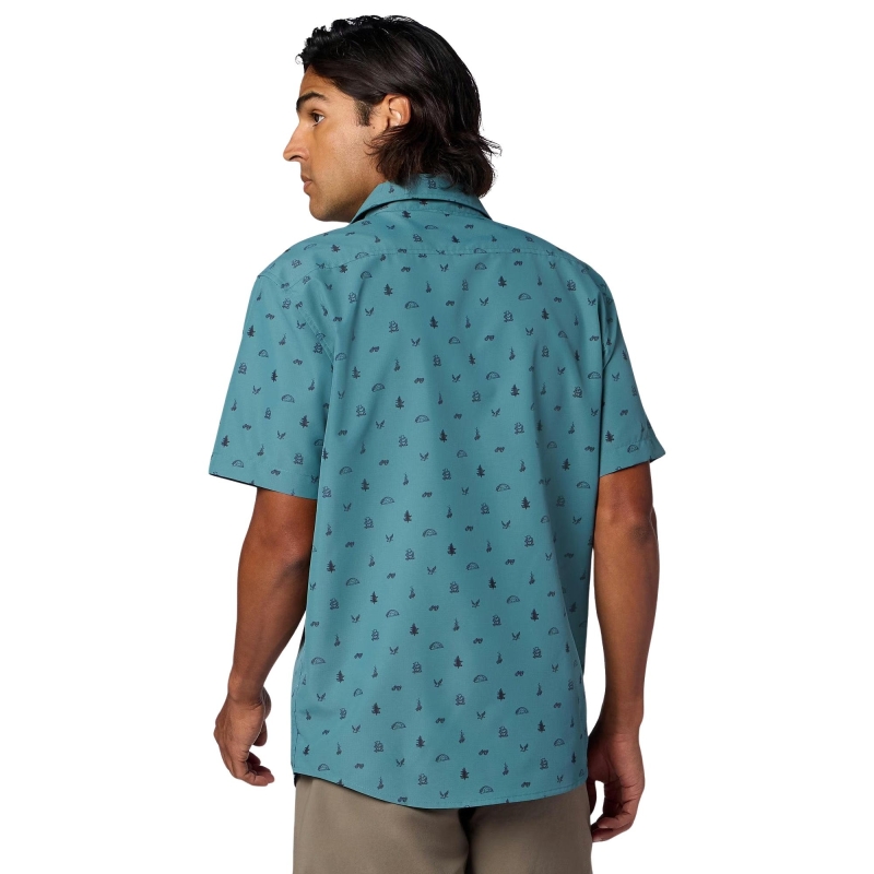 Marmot AirExchange UPF 40 SS Shirt SEAFLOOR CAMPING TRIP overhemd