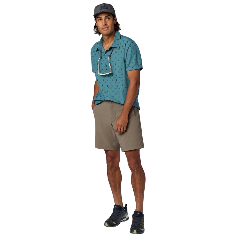 Marmot AirExchange UPF 40 SS Shirt SEAFLOOR CAMPING TRIP overhemd