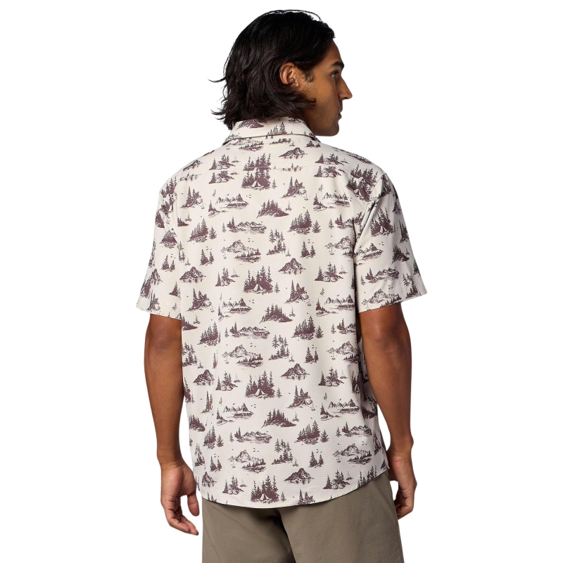 Marmot AirExchange SS Shirt BIRCH BARK LAKE SIDE CAMPOUT t-shirt