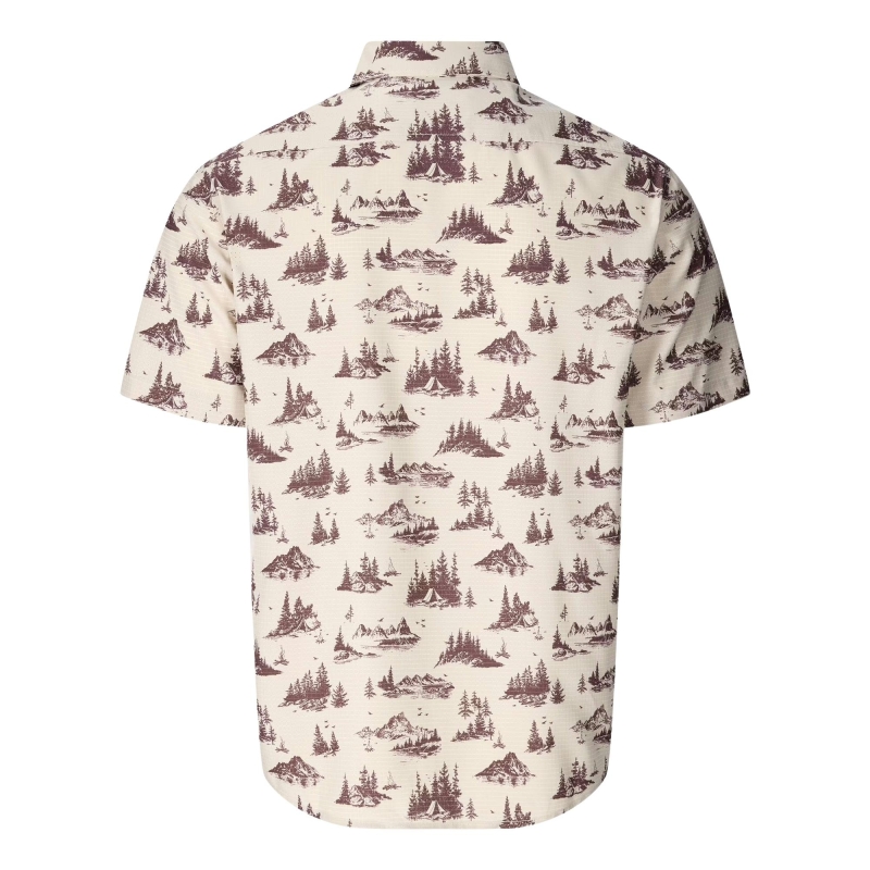 Marmot AirExchange SS Shirt BIRCH BARK LAKE SIDE CAMPOUT t-shirt