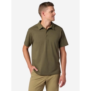 Marmot Sereno Polo SS OLIVE GROVE HEATHER