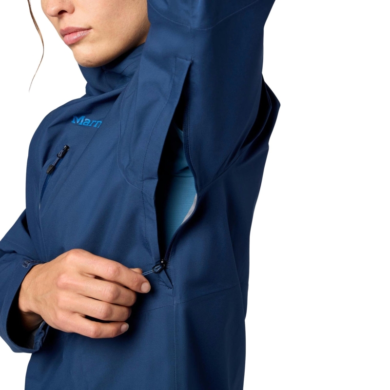 Marmot PreCip Evo Pro Jacket Women's NIGHTFALL NAVY regenjas
