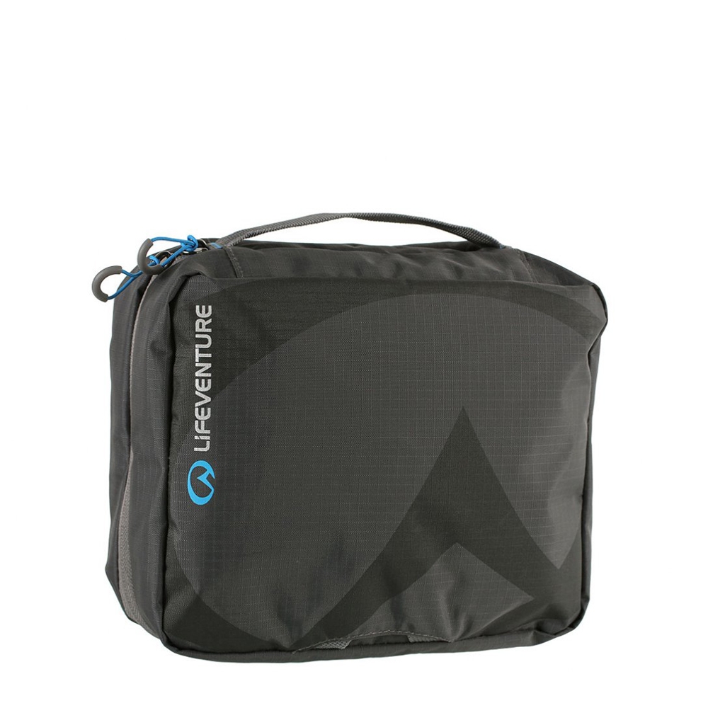 LifeVenture Wash Bag 22x18x8 Grey 142026 toiletartikelen online bestellen bij Kathmandu Outdoor & Travel