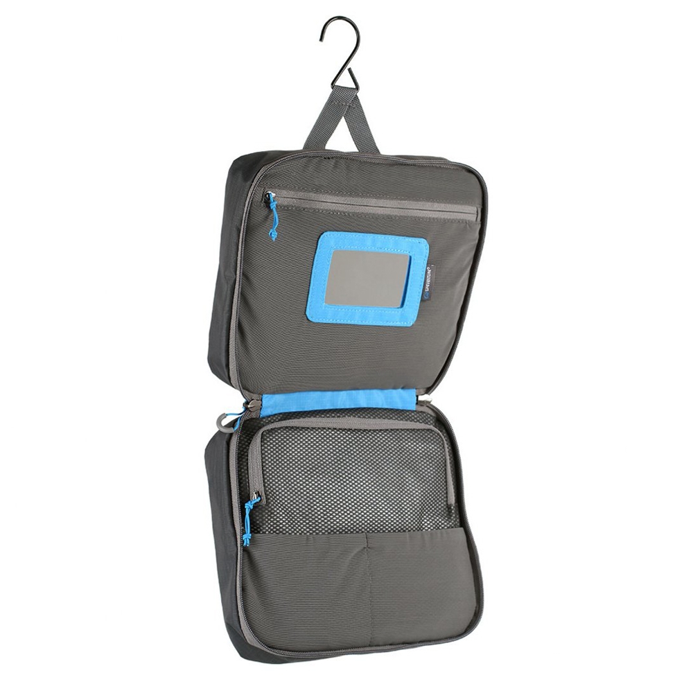 LifeVenture Wash Bag 22x18x8 Grey 142026 toiletartikelen online bestellen bij Kathmandu Outdoor & Travel