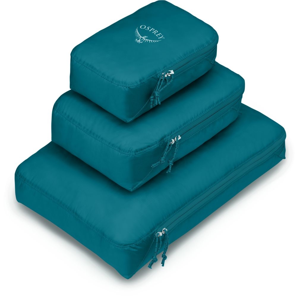Osprey Ultralight Packing Cube Set S/M/L Waterfront Blue 10004918 reisaccessoires online bestellen bij Kathmandu Outdoor & Travel