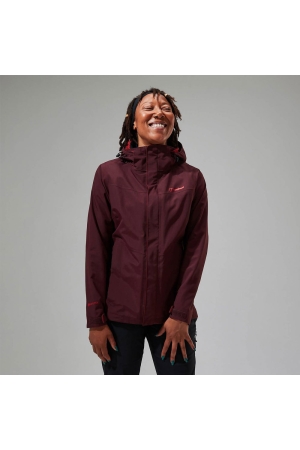 Berghaus Hillwalker IA Shell Jacket Women's AUTUMN PURPLE/TALL POPPY 22245-JV1 jassen online bestellen bij Kathmandu Outdoor & Travel