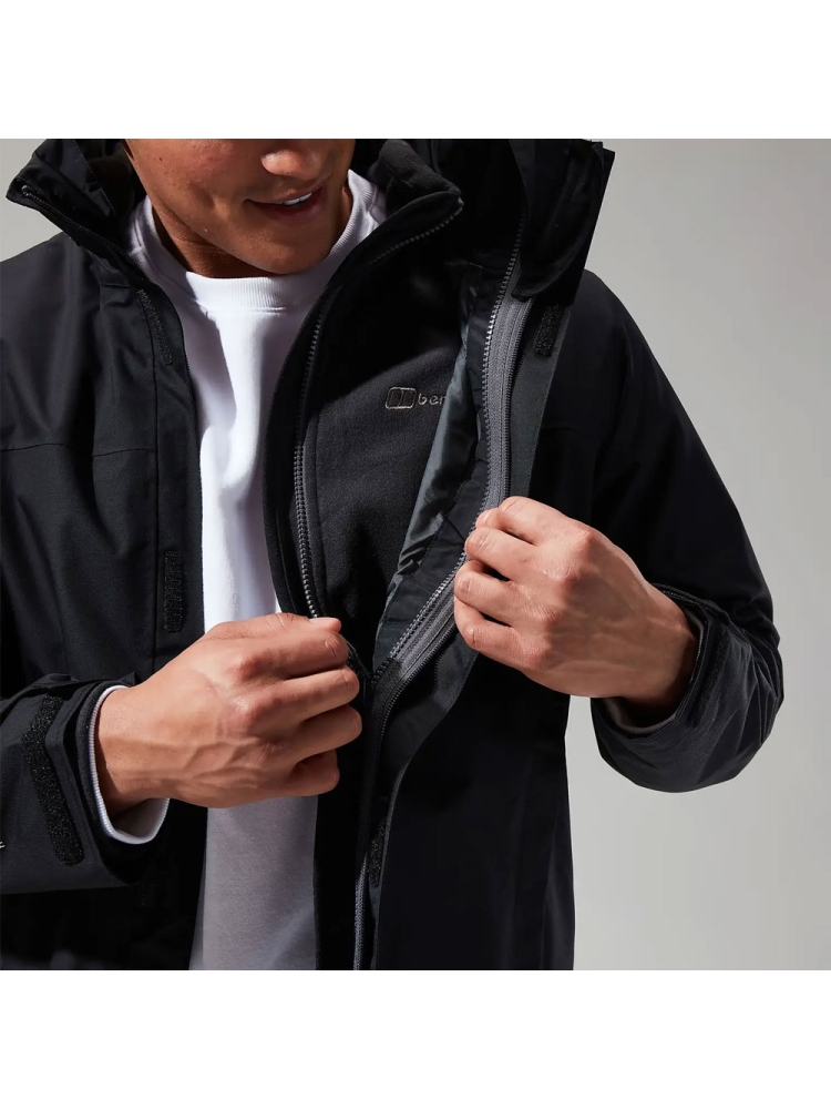 Berghaus Rg Alpha 2.0 Gemini 3in1 Jacket BLACK/BLACK A000988-BP6 jassen online bestellen bij Kathmandu Outdoor & Travel