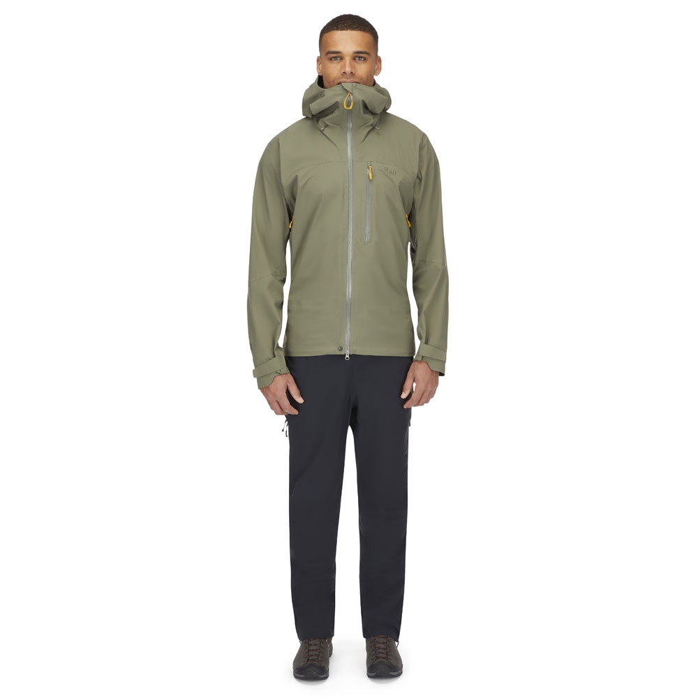 Rab Firewall Jacket Light Khaki QWH-32-LKH jassen online bestellen bij Kathmandu Outdoor & Travel