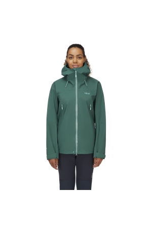 Rab Kangri GTX Jacket Women's Green Slate QWH-02-GNS jassen online bestellen bij Kathmandu Outdoor & Travel