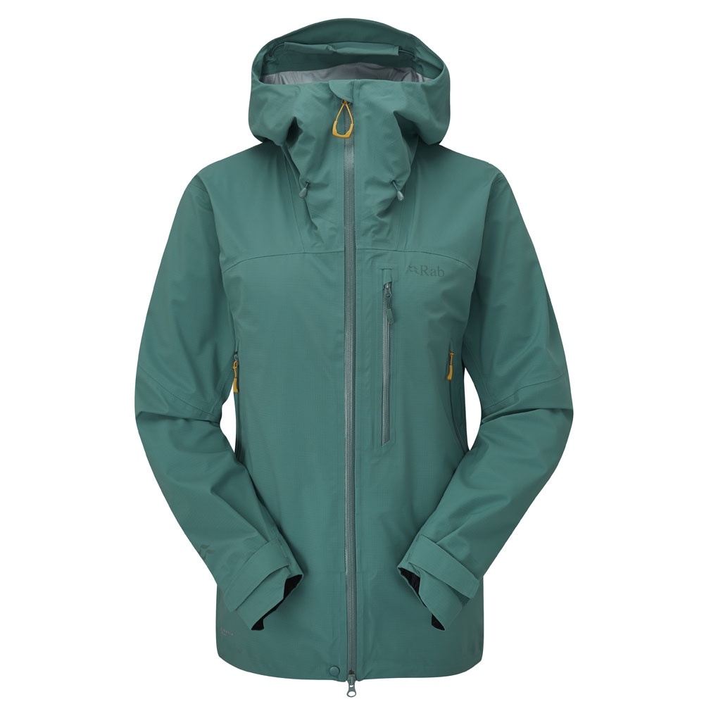 Rab Firewall Jacket Women's  Eucalyptus QWH-33-EUC jassen online bestellen bij Kathmandu Outdoor & Travel